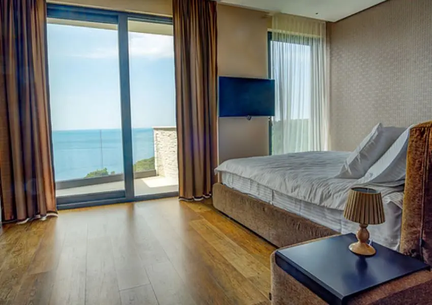 Modern villa with panoramic views of Budva riviera