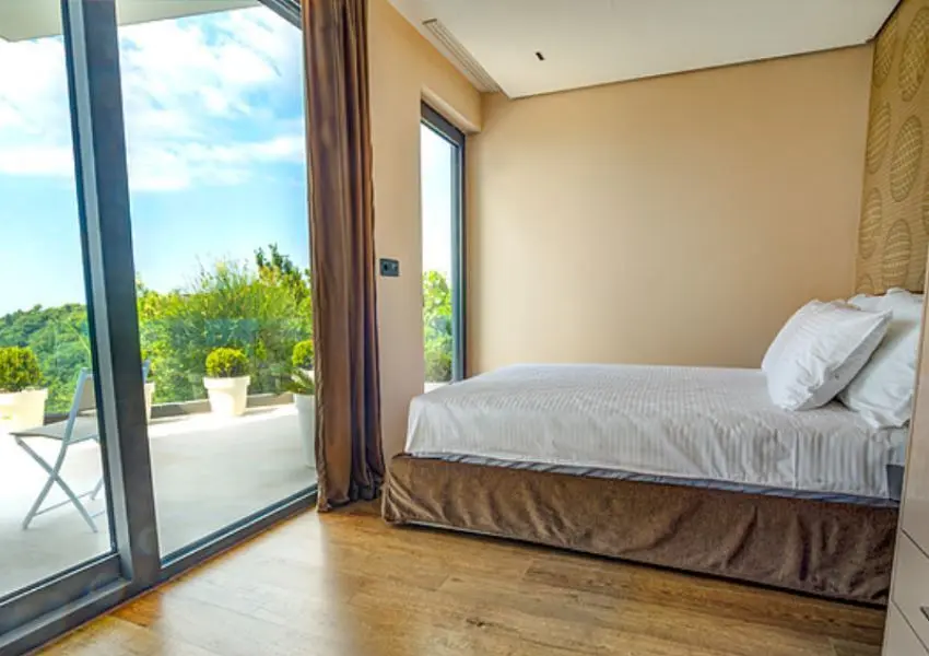 Modern villa with panoramic views of Budva riviera