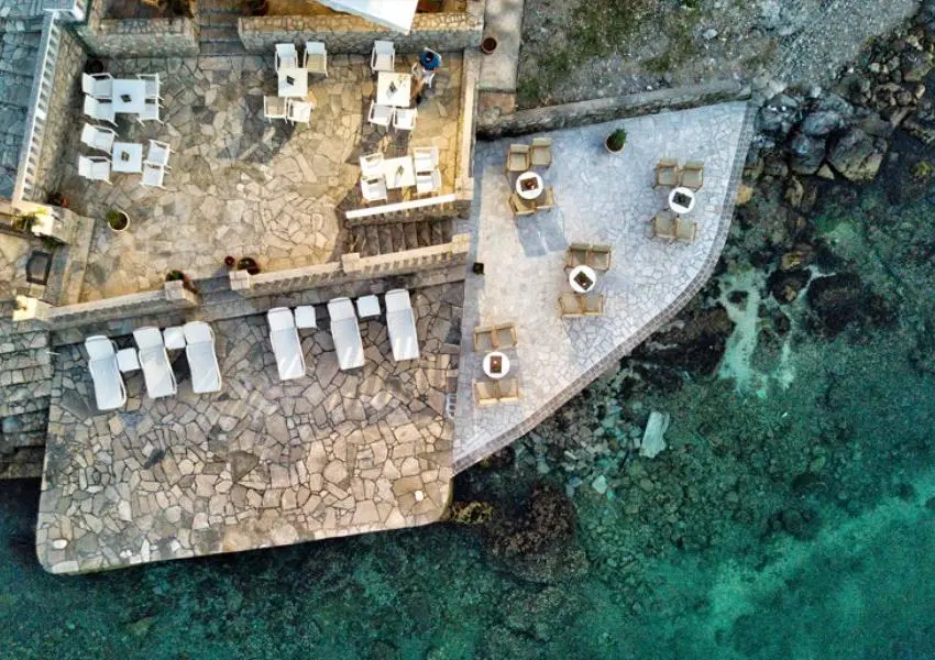 Luxury villa on the sea front, Lustica