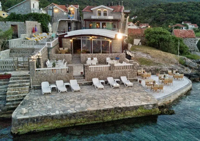Luxury villa on the sea front, Lustica