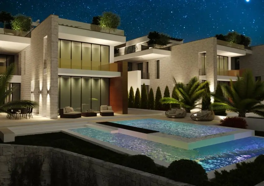 Exquisite complex of villas in Krimovica, Budva Riviera
