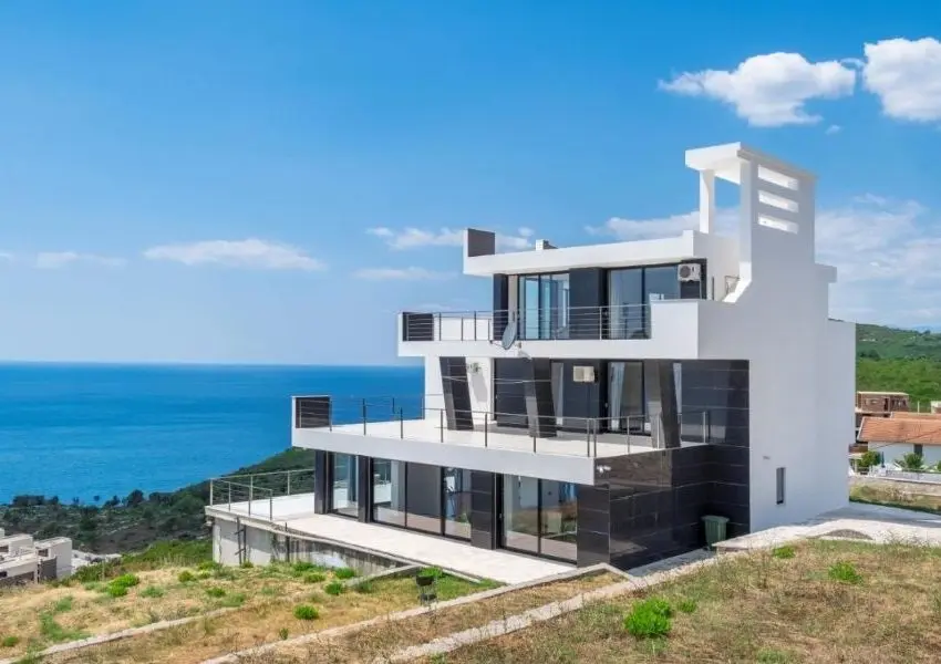 Contemporary villa with excellent sea views, Krimovica, Budva Riviera