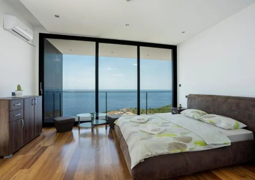 Contemporary villa with excellent sea views, Krimovica, Budva Riviera