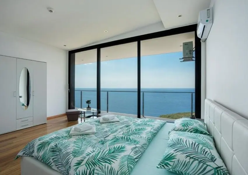 Contemporary villa with excellent sea views, Krimovica, Budva Riviera