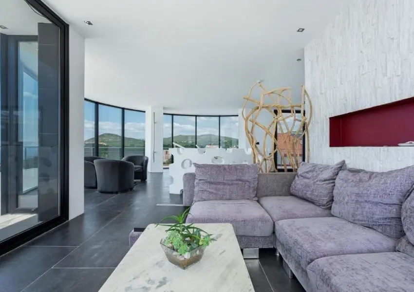 Contemporary villa with excellent sea views, Krimovica, Budva Riviera