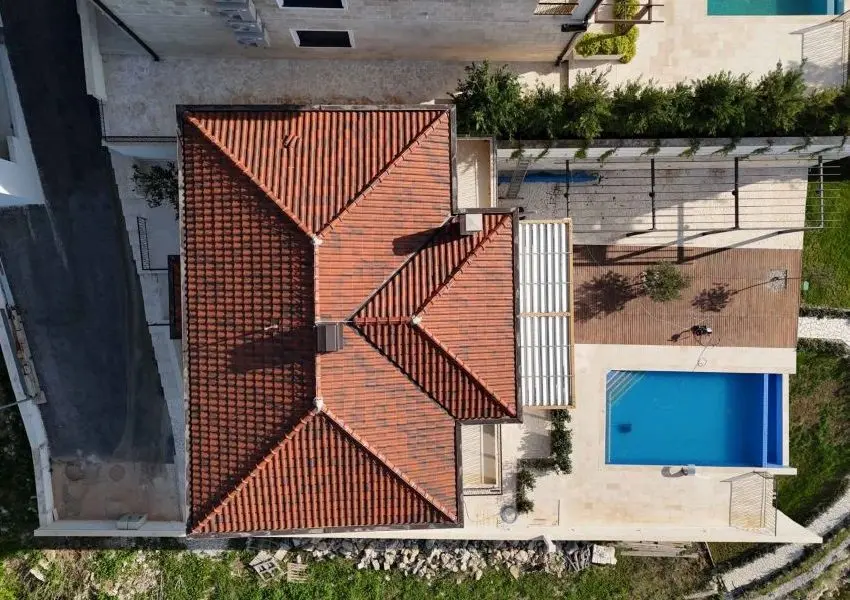 Beautiful villa in residential complex with panoramic sea views, Tudorovici | Budva