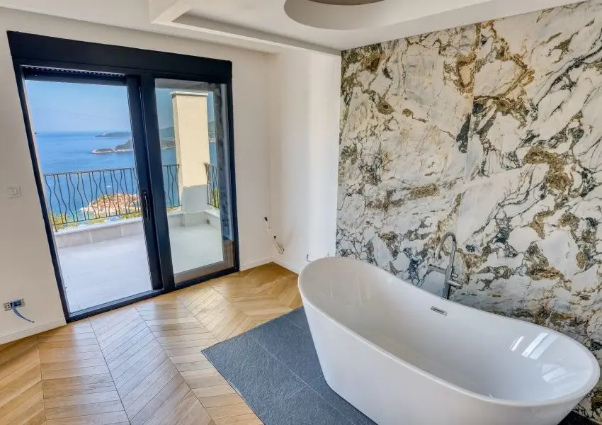 Beautiful villa in residential complex with panoramic sea views, Tudorovici | Budva