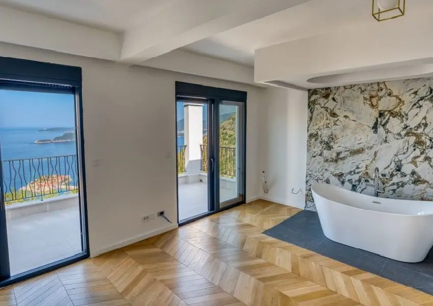 Beautiful villa in residential complex with panoramic sea views, Tudorovici | Budva
