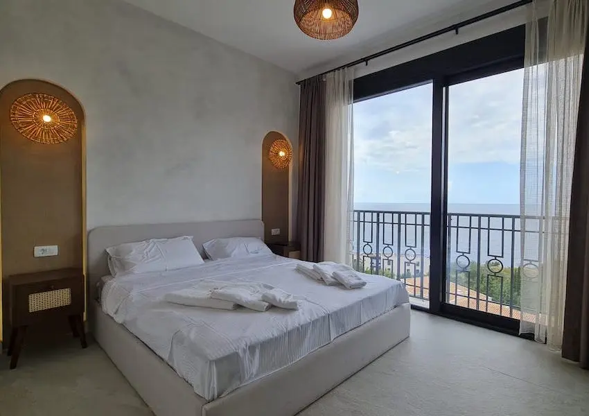 Impressive five-bedroom villa with stunning sea view in Skocidjevojka, Budva
