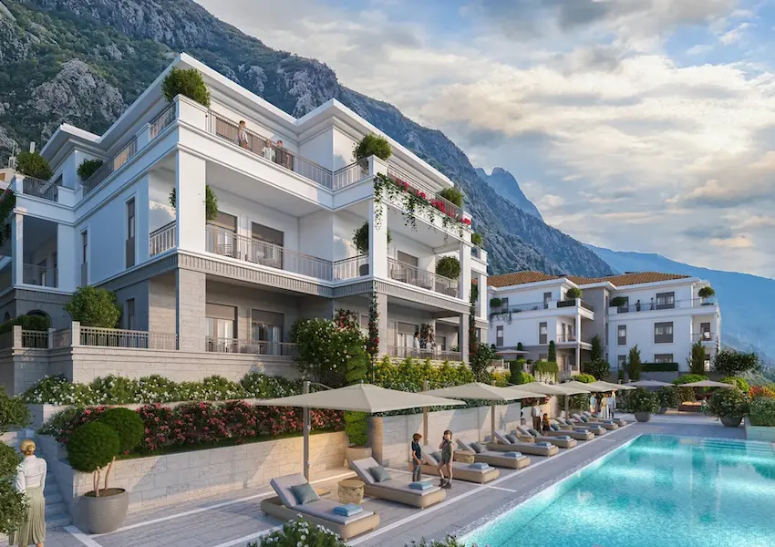 High-End Residential Project Under Construction in Dobrota, Kotor