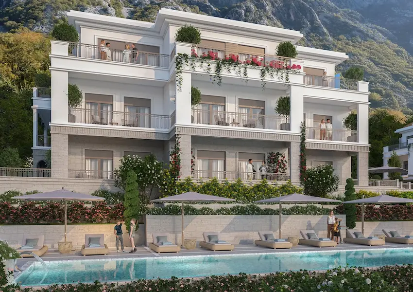 High-End Residential Project Under Construction in Dobrota, Kotor