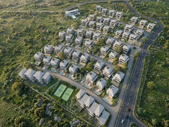 Residential Complex for Sale in Mëngull, Tirana | Villas, Duplex Homes & Modern Residential Buildings