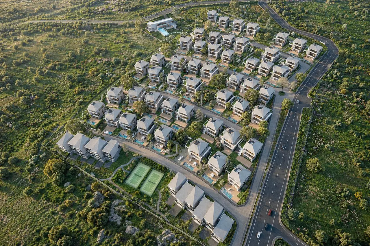 Residential Complex for Sale in Mëngull, Tirana | Villas, Duplex Homes & Modern Residential Buildings