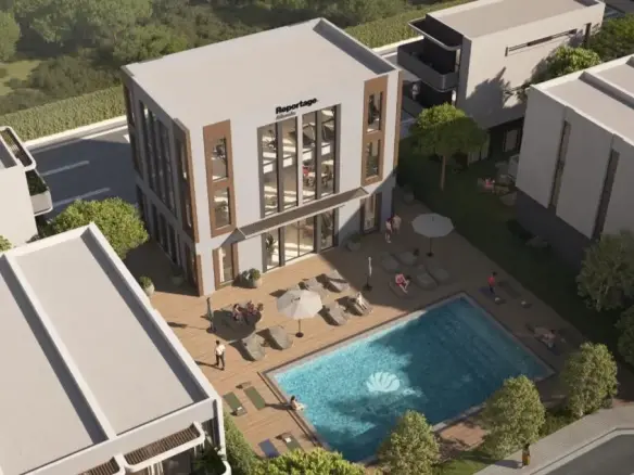 Luxury Single House for Sale in La Dimora Residence | E-03 Villa with Private Pool & Garden View