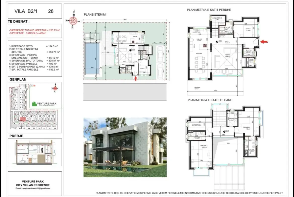 Luxury Villa for Sale in Venture Park City Villas Residence | 253.75 m² Villa on 400 m² Land Plot