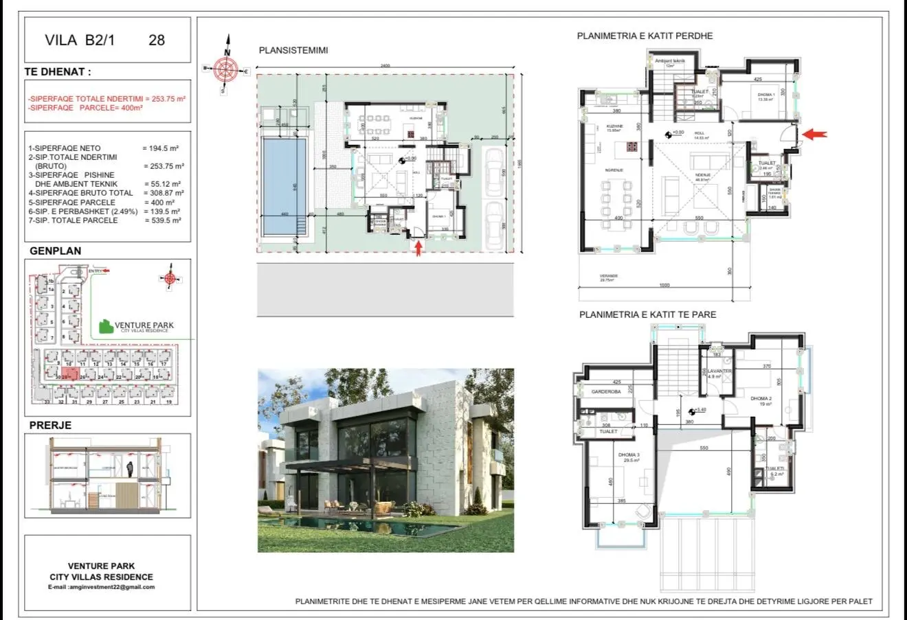 Luxury Villa for Sale in Venture Park City Villas Residence | 253.75 m² Villa on 400 m² Land Plot