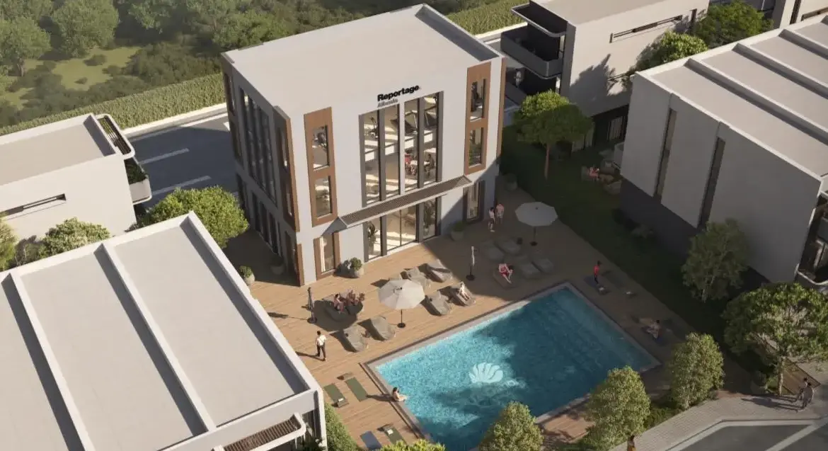 4-Bedroom Townhouse for Sale in La Dimora Residence | Middle Single Row with Garden & Community Views