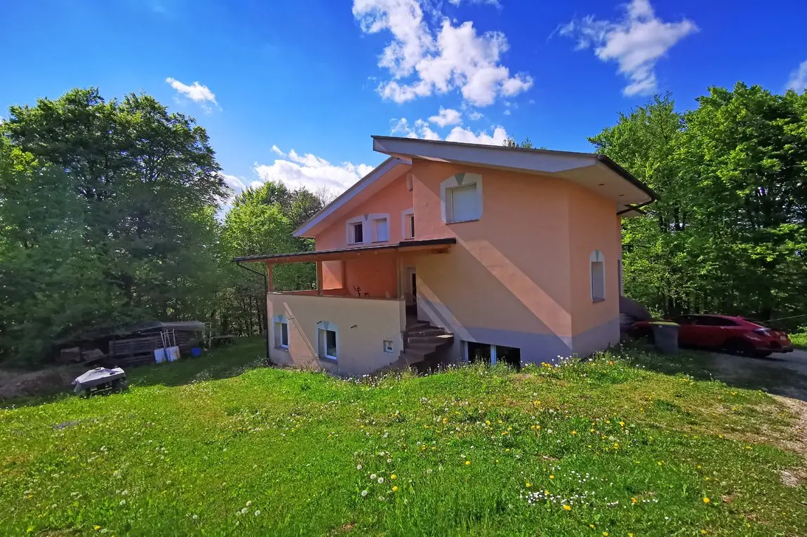 Ljubljana Area – A house with commercial space and a large, beautiful plot near Smlednik