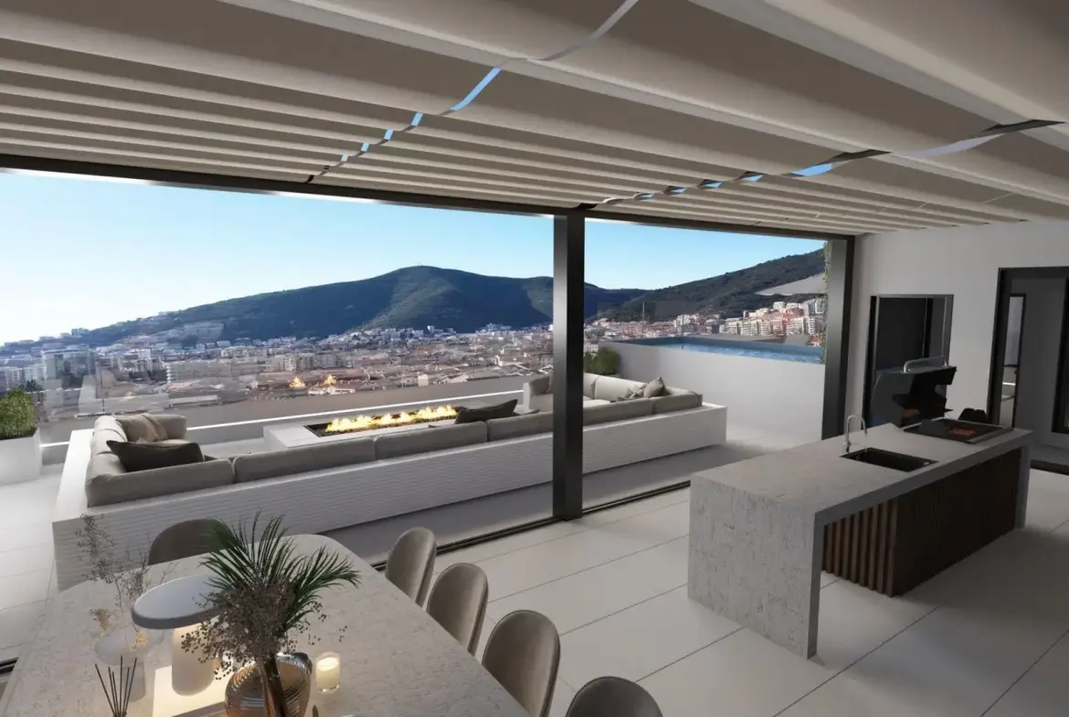 Luxurious Penthouse in Budva with Panoramic Views