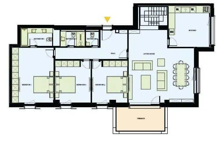 4 room rooftop penthouse for sale – Pipera, Bucharest