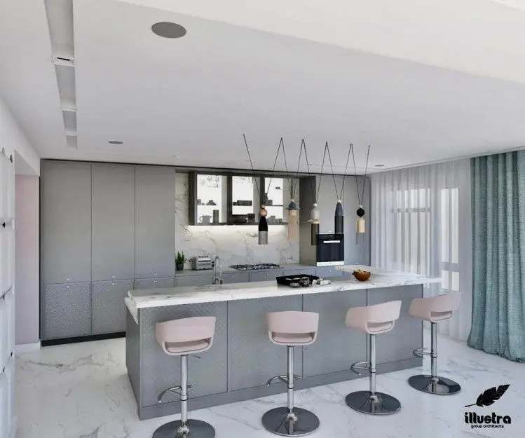 Lake view penthouse for sale 4 rooms Laguna Residence, Bucharest 255 sqm