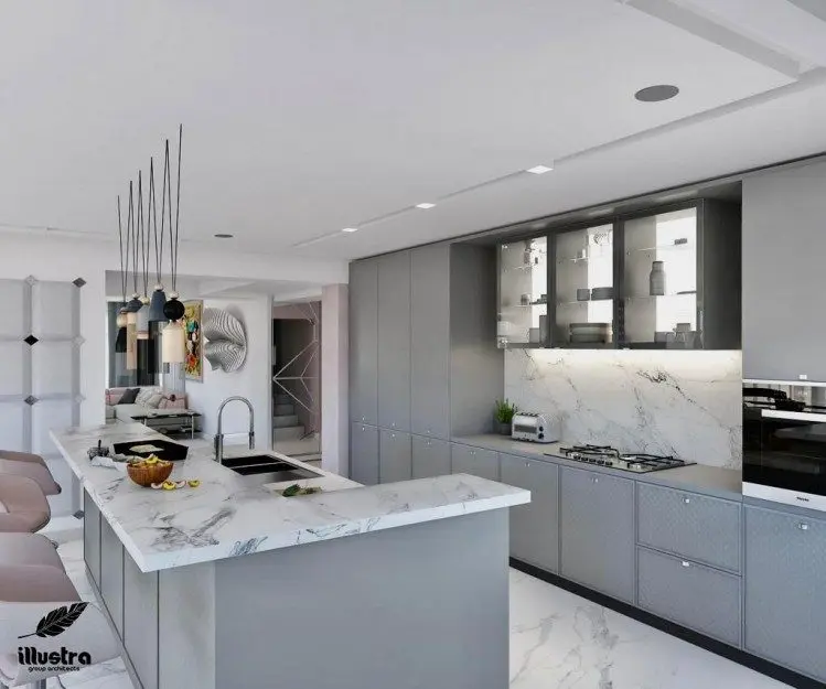 Lake view penthouse for sale 4 rooms Laguna Residence, Bucharest 255 sqm