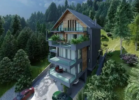 Penthouse/ duplex type for sale 4 rooms, Sinaia area, Prahova county 149 sqm