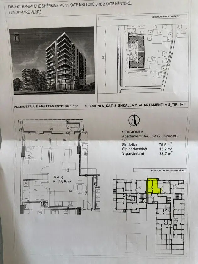planimetri Beachfront Luxury Apartment For Sale In Lungomare Vlore, Albania