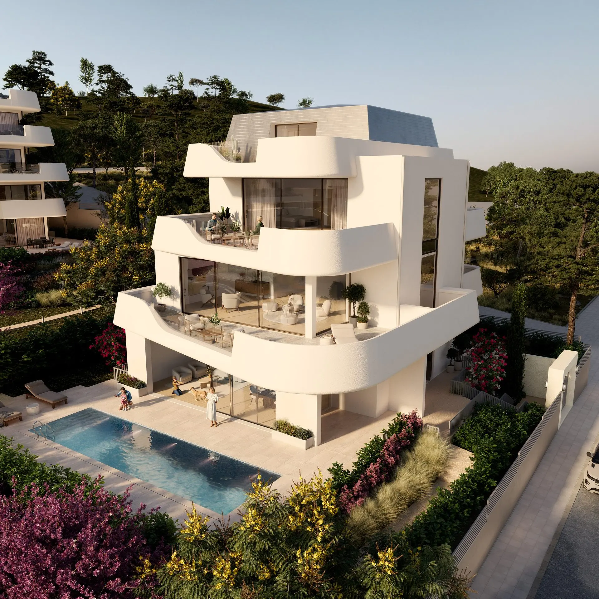 Apollo Hills – Building B – Multi-level Residence – Apartment in Voula