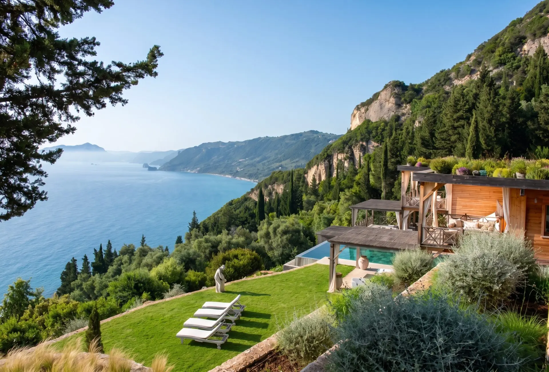 Esperos Estate – House with guest house in Corfu