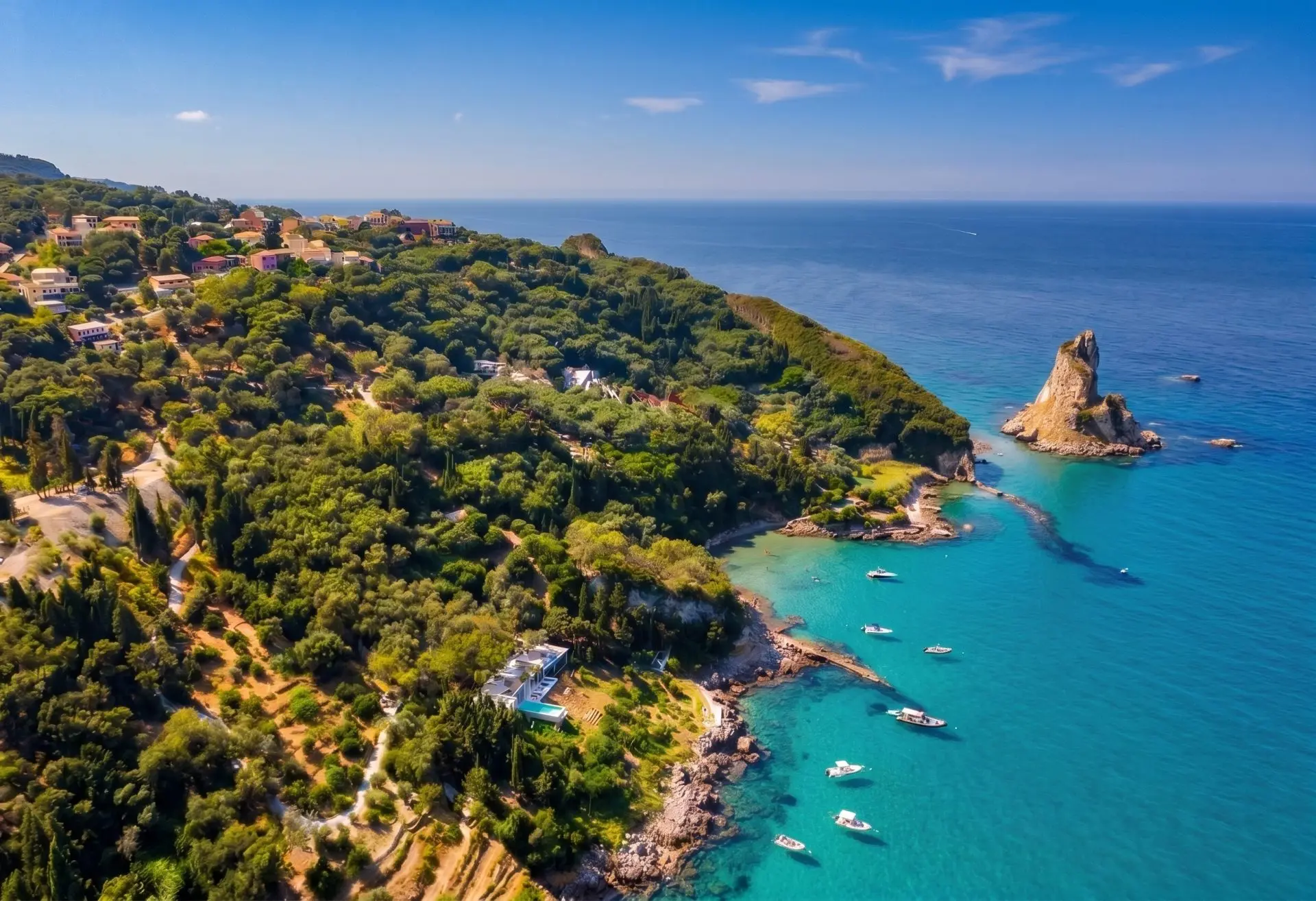 Esperos Estate – House with guest house in Corfu