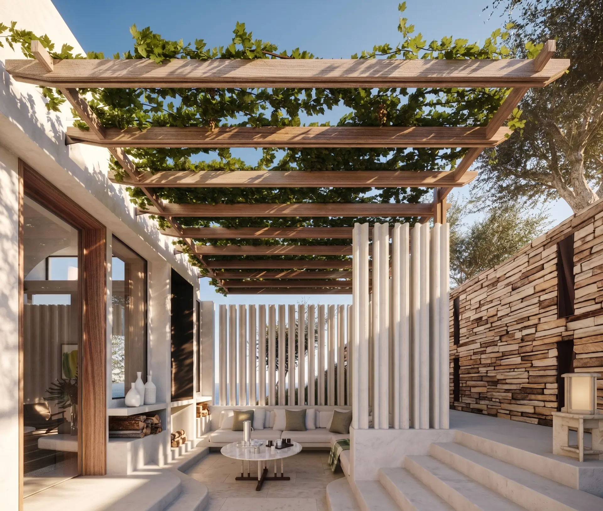 One&Only Kéa Island 3 Bedroom Villa – House in Kea